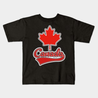 Canada travel logo Kids T-Shirt